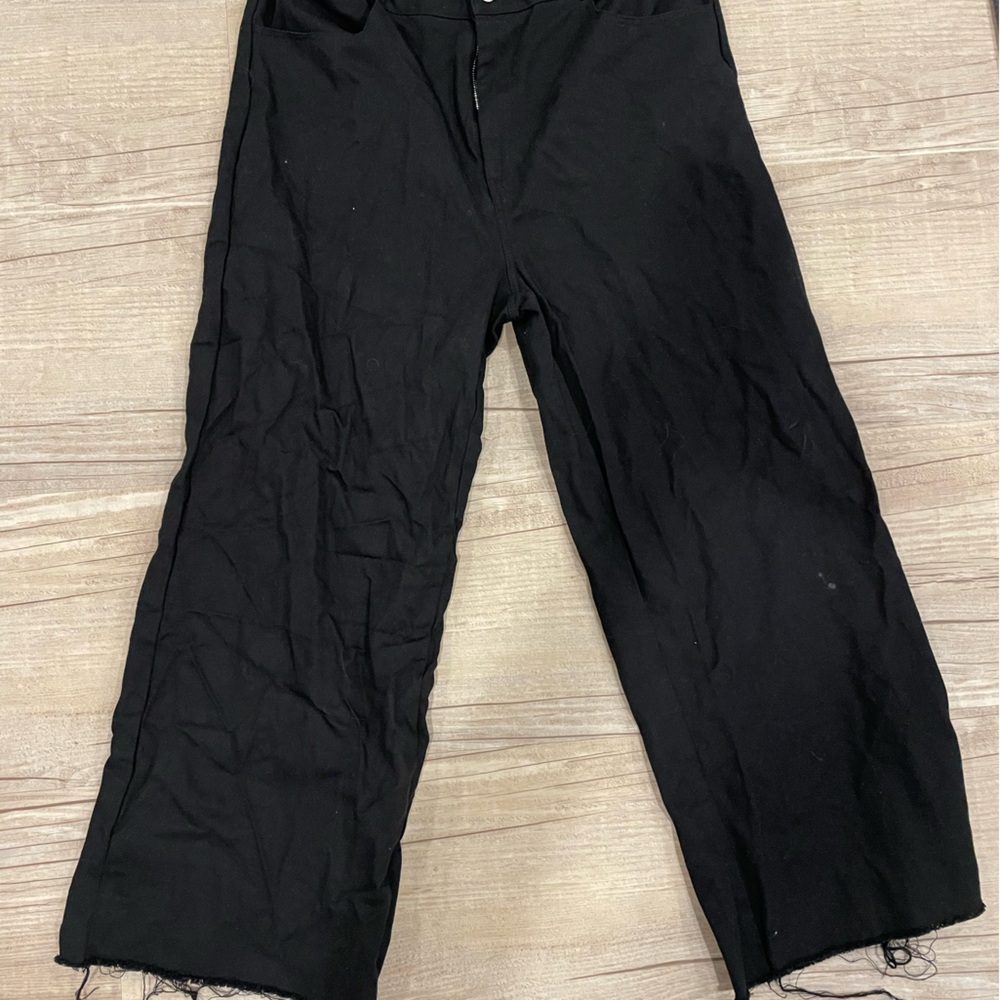 Black Work Pants with Flare leg